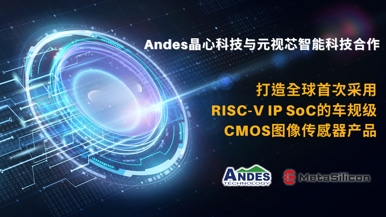 Read more about the article Andes晶心科技与元视芯智能科技合作打造全球首次采用RISC-V IP SoC的车规级CMOS图像传感器产品